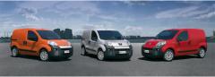 Fiat Fiorino, Peugeot Bipper und Citroen Nemo (v.l.n.r.)